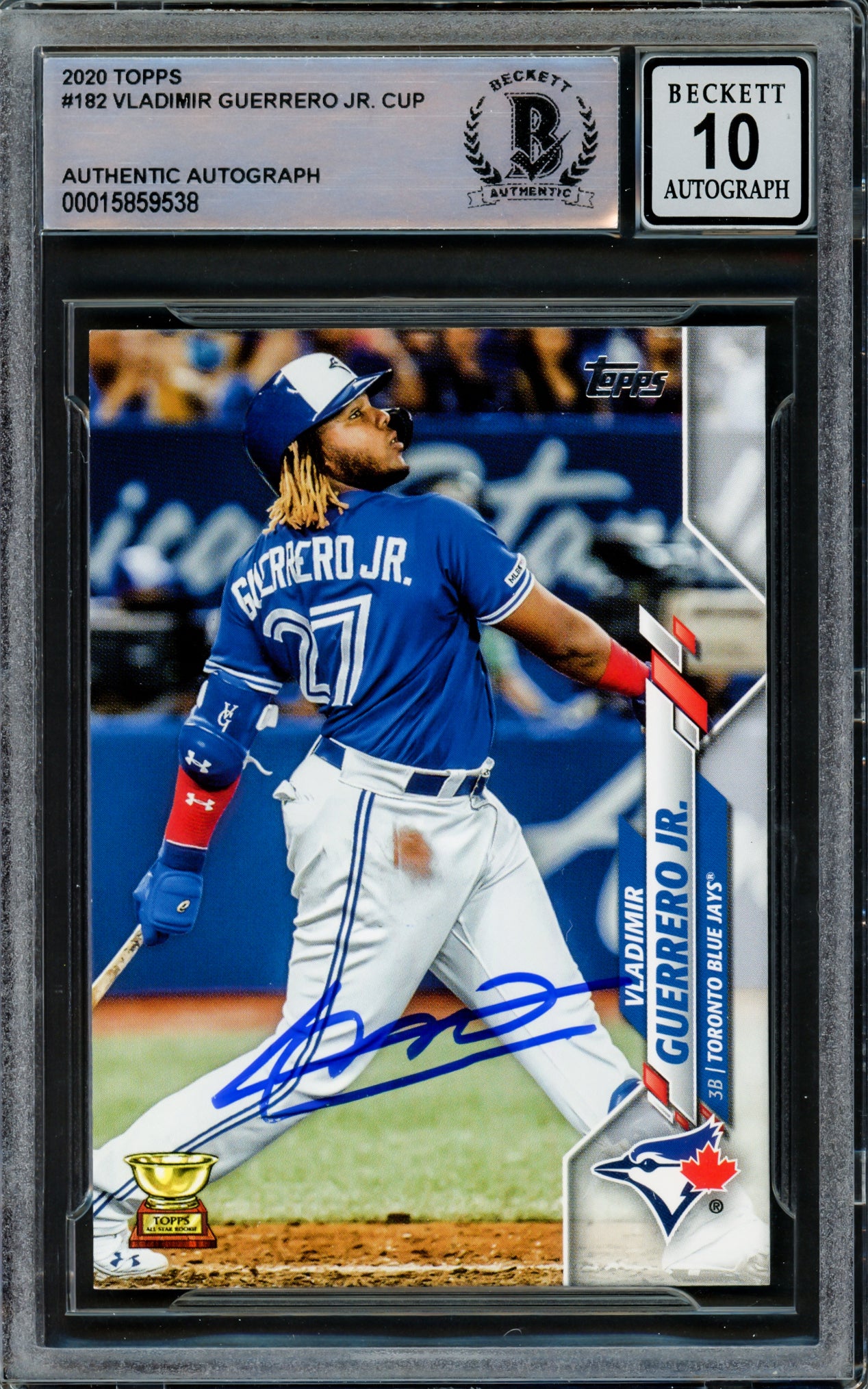 Framed Toronto Blue Jays Vlad Guerrero Jr Autographed Signed