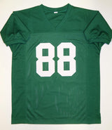 Randy Moss Autographed Green College Style Jersey- JSA Witnessed Auth