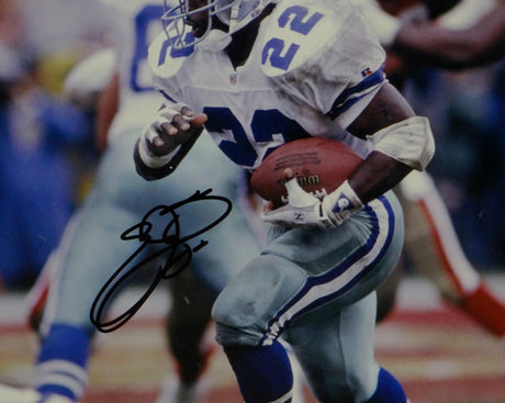 Emmitt Smith Signed Cowboys 16x20 Running Against 49ers Vert Photo- JSA W Auth