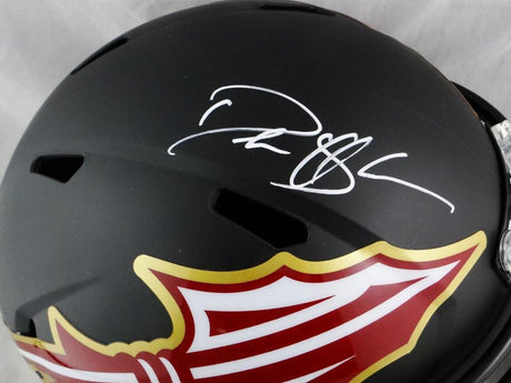 Deion Sanders Autographed Florida State Seminoles F/S AMP Speed Helmet- Beckett Auth Image 2