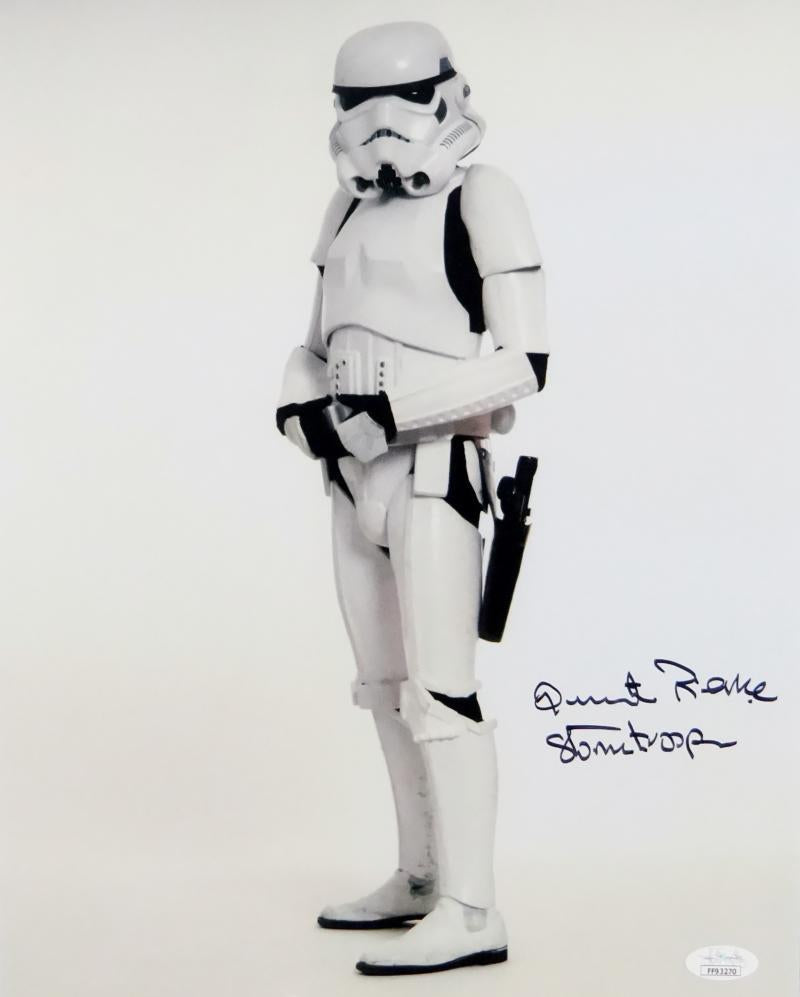 Quentin Pierre Autographed Sideways Full Body 11x14 Photo w/ Stormtrooper - JSA Auth *Black