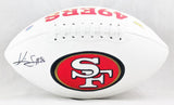 Kwon Alexander Autographed San Francisco 49ers Logo Football - JSA W Auth *Black