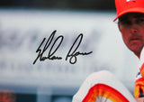 Nolan Ryan Autographed Houston Astros 16X20 HM Rainbow Wind Up Photo- AIV Hologram/Ryan Holo Auth *Black