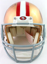 Deion Sanders Signed SF 49ers Full Size Authentic Helmet w/ HOF- Beckett W *Blk