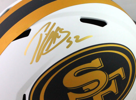 Patrick Willis Autographed 49ers Lunar Speed Full Size Helmet- Beckett W *Gold