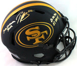 Patrick Willis Signed 49ers Eclipse Authentic FS Helmet w/ 3 Insc- Beckett W*Gld