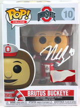 Nick Bosa Autographed Ohio State Buckeyes Funko Pop Figurine- Beckett *White