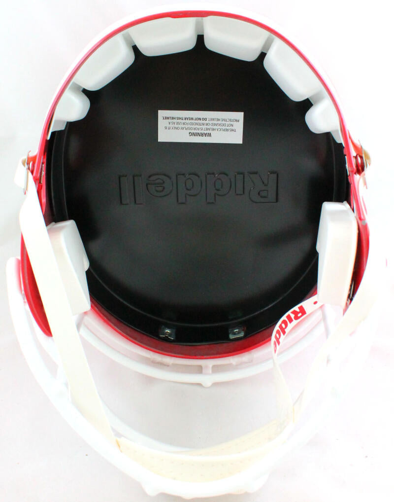 Roquan Smith Autographed GA Bulldogs Speed F/S Helmet w/ 3 Insc- Beckett W *Black