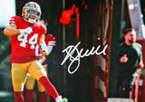 Kyle Juszczyk Autographed SF 49ers 8x10 Running From Tunnel Photo- Beckett W Holo