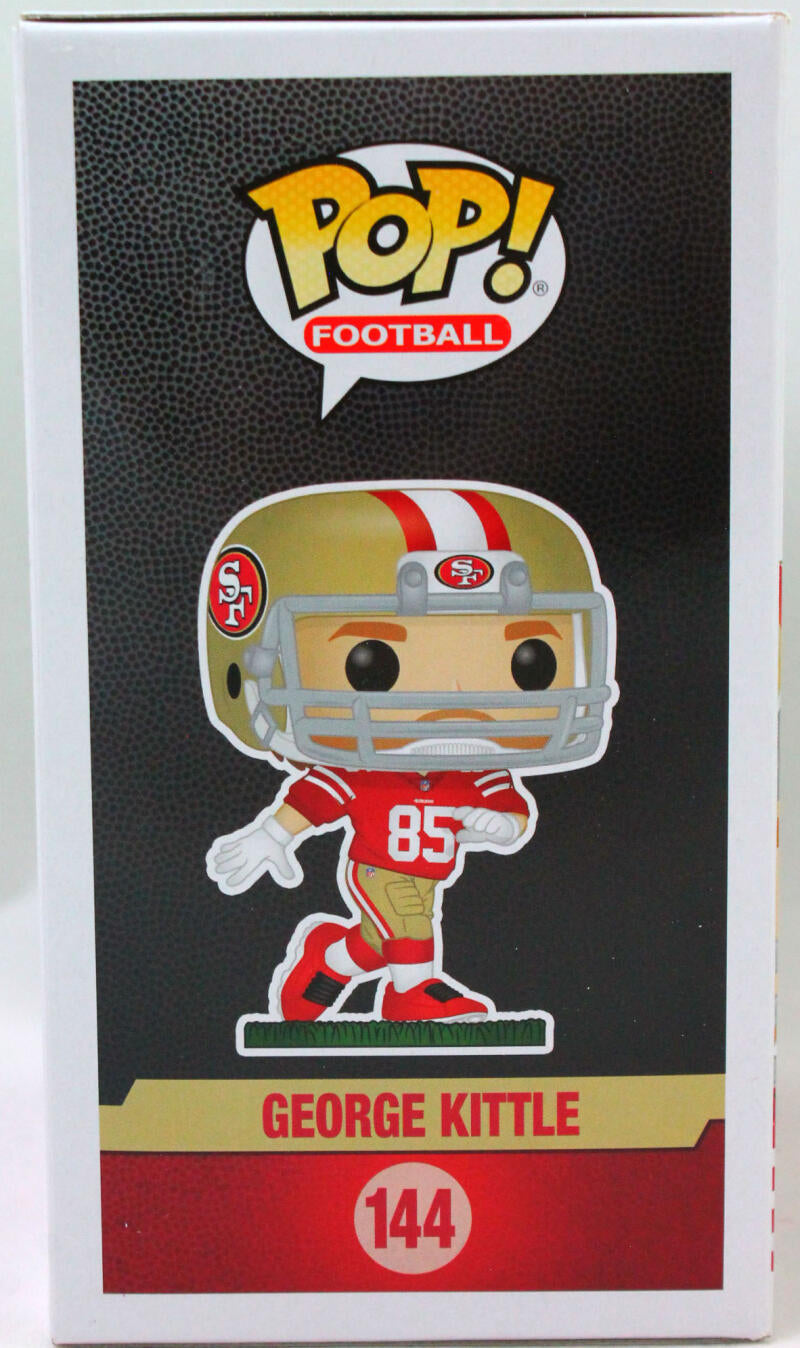 George Kittle Autographed San Francisco 49ers Funko Pop Figurine - Beckett W Hologram *Red