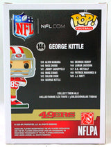 George Kittle Autographed San Francisco 49ers Funko Pop Figurine - Beckett W Hologram *Red