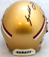 Sebastian Janikowski Autographed Florida State Seminoles Mini Helmet-Beckett W Hologram