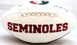 Sebastian Janikowski Signed Florida State Seminoles Logo Football W/Insc.-Beckett W Hologram