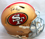 Frank Gore Autographed F/S San Francisco 49ers Speed Authentic Helmet-JSA W *Black