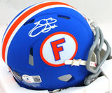 Emmitt Smith Autographed Florida Gators Blue Speed Mini Helmet- Beckett W Hologram *White