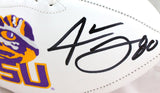 Jarvis Landry/Odell Beckham Autographed LSU Tigers Logo Football-Beckett W Holo *Black