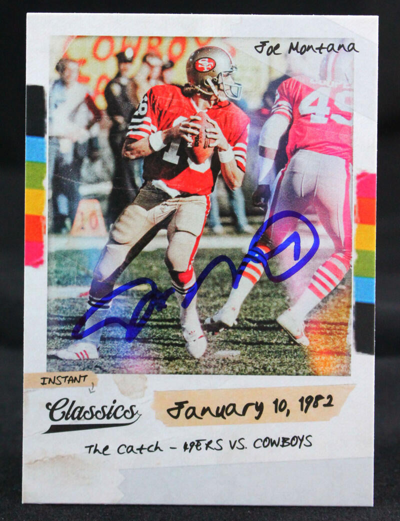 2018 Panini Classics #7 Joe Montana San Francisco 49ers Autograph Beckett Authenticated