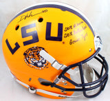 Devin White Autographed LSU Tigers F/S Schutt Helmet w/3Insc-Beckett W Hologram