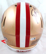 Deion Sanders Autographed San Francisco 49ers F/S Speed Authentic Helmet-Beckett W Hologram *Black Image 4