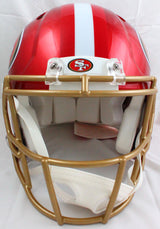 Frank Gore Signed F/S San Francisco 49ers Flash Speed Authentic Helmet-Beckett W Hologram *Gold