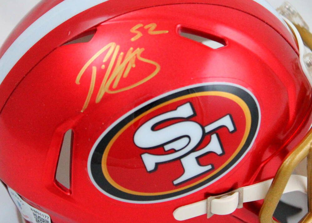 Patrick Willis Autographed SF 49ers Flash Mini Helmet-Beckett W Hologram *Gold