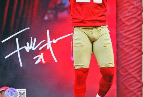 Frank Gore Signed San Francisco 49ers Intro 8x10 Photo-Beckett W Hologram *Black