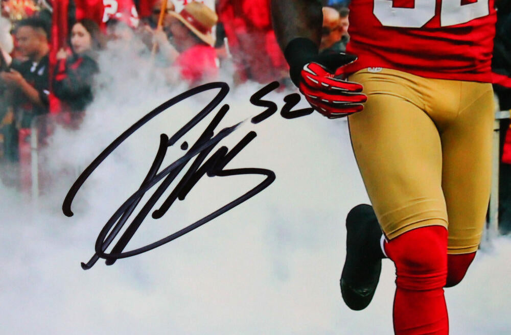 Patrick Willis Autographed San Francisco 49ers Tunnel 16x20 Photo-Beckett W Hologram *Black Image 2