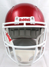 Adrian Peterson Autographed Oklahoma Sooners F/S Riddell Speed Helmet-Beckett W Hologram *Silver