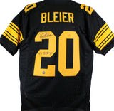 Rocky Bleier Autographed Black/Yellow # Pro Style Jersey w/ 4x SB Champs-Prova *Black