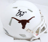 Sam Ehlinger Autographed Texas Longhorns Speed Mini Helmet-JSA W *Black Image 1