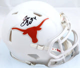 Sam Ehlinger Autographed Texas Longhorns Speed Mini Helmet *Light-JSA W *Black Image 1