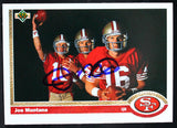 1991 Upper Deck #54 Joe Montana SF 49ers Autograph Beckett Authenticated Image 1