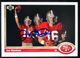 1991 Upper Deck #54 Joe Montana SF 49ers Autograph Beckett Authenticated Image 1