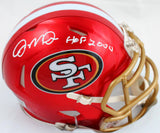 Joe Montana Autographed San Francisco 49ers Flash Speed Mini Helmet w/HOF-Fanatics *White Image 1