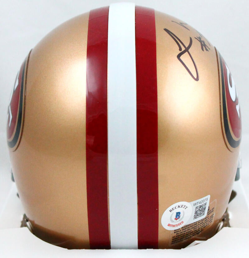 Jimmie Ward Autographed San Francisco 49ers Mini Helmet-Beckett W Hologram *Black Image 3