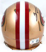 Azeez Al-Shaair Autographed San Francisco 49ers Speed Mini Helmet-Beckett W Hologram *Black Image 3