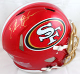 Deion Sanders Autographed San Francisco 49ers F/S Flash Speed Authentic Helmet-Beckett W Hologram *Gold Image 1