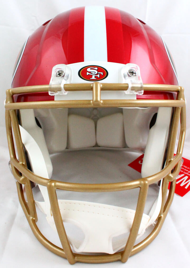 Deion Sanders Autographed San Francisco 49ers F/S Flash Speed Authentic Helmet-Beckett W Hologram *Gold Image 3