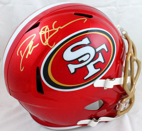 Deion Sanders Autographed San Francisco 49ers F/S Flash Speed Helmet-Beckett W Hologram *Gold Image 1