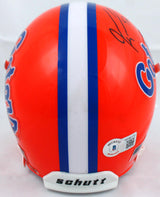 Jevon Kearse Autographed Florida Gators Orange Mini Helmet w/Insc.-Beckett W Hologram  Image 3