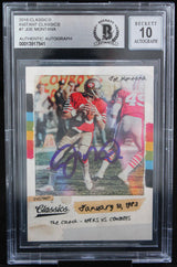 2018 Classics Instant Classics #7 Joe Montana Auto SF 49ers BAS Autograph 10  Image 1