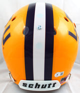 Odell Beckham Jr. Autographed LSU Tigers Yellow F/S Schutt Helmet-Beckett W Hologram *Black Image 4