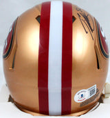 Patrick Willis Autographed 49ers Speed Mini Helmet- Beckett W Hologram *Black Image 3