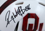 Roy Williams Autographed Oklahoma Sooners BTW Speed Mini Helmet W/CHOF-Beckett W Hologram *Black Image 2