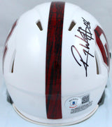 Roy Williams Autographed Oklahoma Sooners BTW Speed Mini Helmet W/CHOF-Beckett W Hologram *Black Image 4