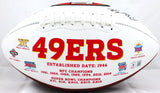 Patrick Willis Autographed San Francisco 49ers Logo Football w/Insc.-Beckett W Hologram *Black Image 4