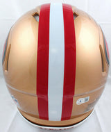 Frank Gore Autographed F/S San Francisco 49ers Speed Authentic Helmet-Beckett W Hologram *Black Image 4