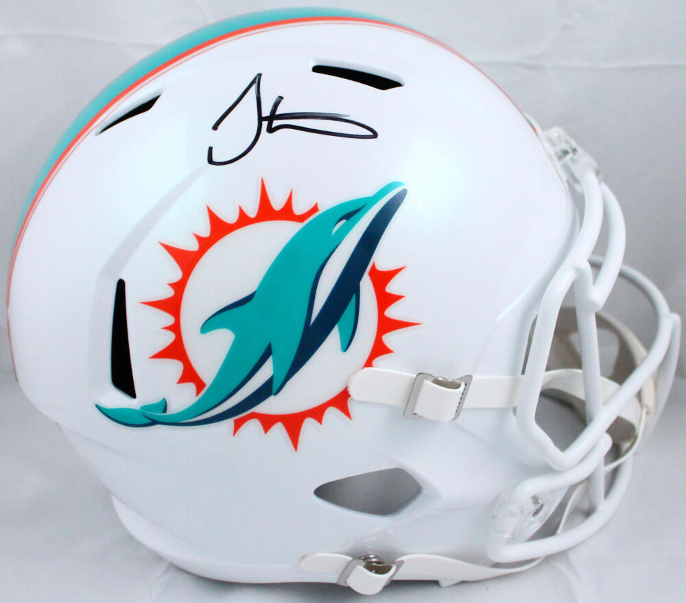 Tyreek Hill Autographed Miami Dolphins F/S Speed Helmet-Beckett W Hologram *Black Image 1