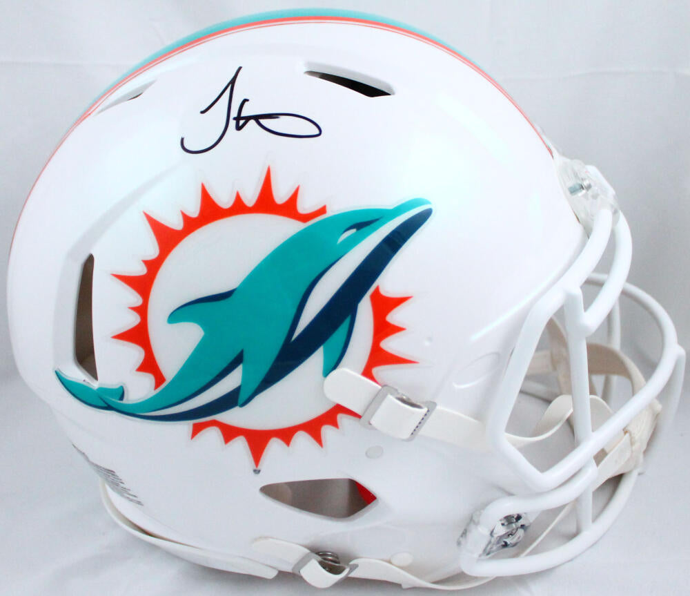 Tyreek Hill Autographed Miami Dolphins F/S Speed Authentic Helmet-Beckett W Hologram *Black Image 1