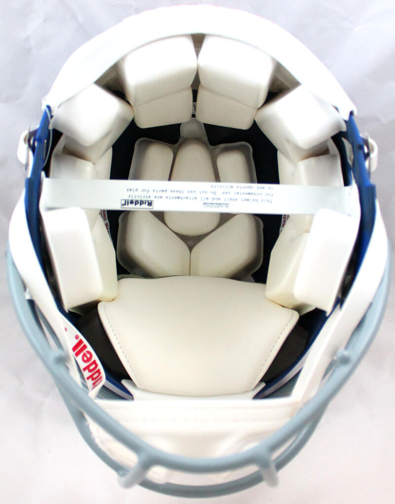 Emmitt Smith Autographed Florida Gators Blue F/S Speed Authentic Helmet *Front- Beckett W Hologram *White Image 5